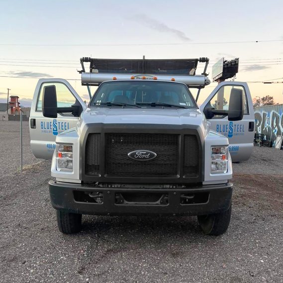 Gallery Blue Steel Dumpsters