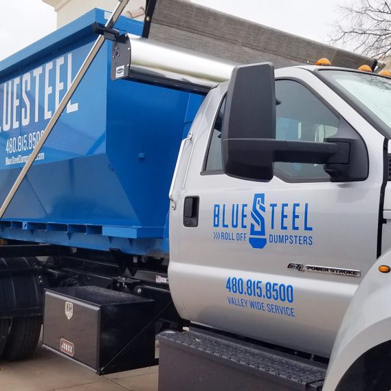 Gallery Blue Steel Dumpsters