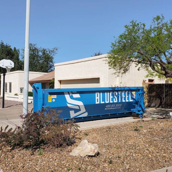 Gallery Blue Steel Dumpsters